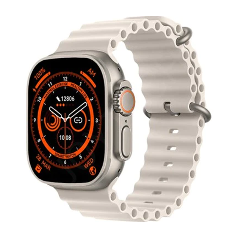 Ceas inteligent SmartWatch Z68 Ultra, compatibil cu orice telefon, apel Bluetooth, incarcator wireless, metal