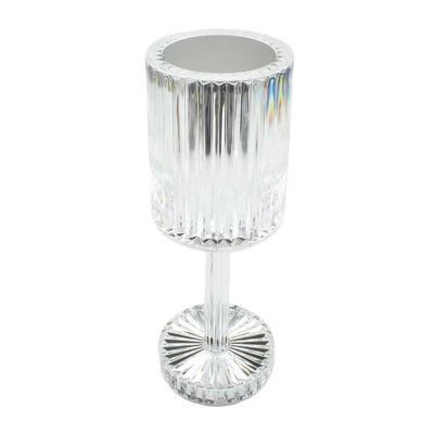 Lampa de masa wireless din cristal acrilic cu touch si incarcare prin usb