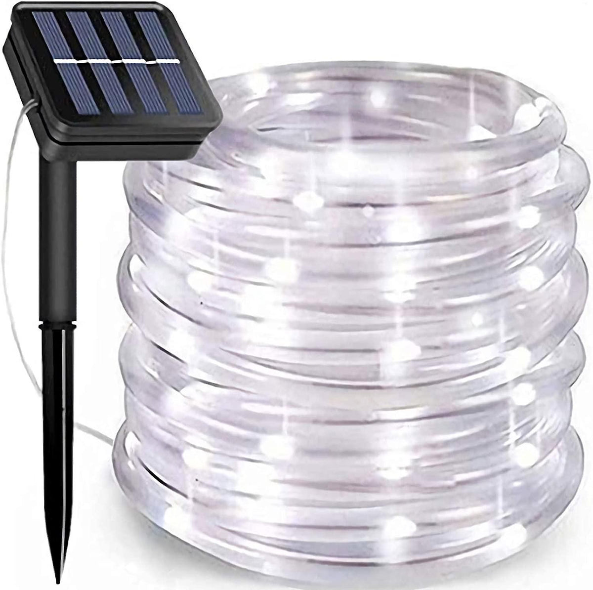 Ghirlanda luminoasa solara tip furtun cu LED, 12, 22 sau 50 metri