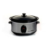 Oala electrica slow cooker cu capac sticla termorezistenta, Hausberg HB 1300, 3.5 L, 200 w
