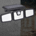 Lampa solara cu 3 capete – 74 LED-uri, 60W, incarcare solara, 3 moduri de iluminare
