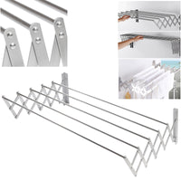Uscator rufe din metal, retractabil, cu prindere in perete - imagine 3