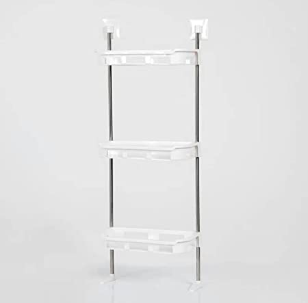 Suport multifunctional depozitare pentru toaleta, 3 polite, 88 x30cm