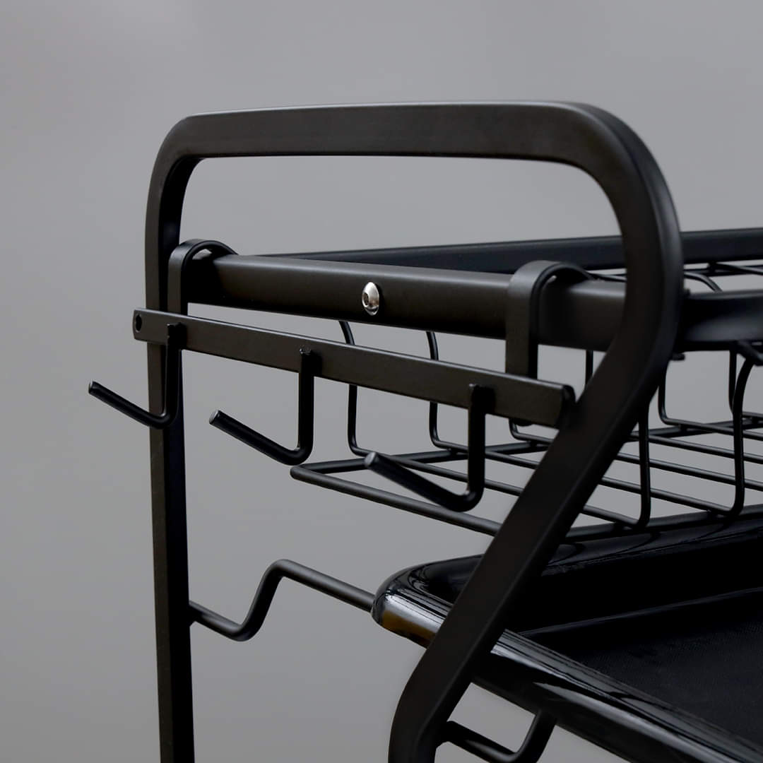 Scurgator de vase metalic, premium, cu 3 niveluri