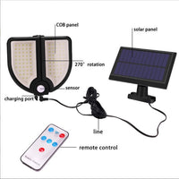 Lampa solara 90 LED, senzor de miscare, telecomanda - imagine 4