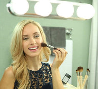 Suport luminos pentru oglinda Studio Glow, 4 becuri, Argintiu - imagine 3