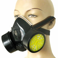 Masca de protectie, anti praf si vapori, anti-poluare, cu 2 filtre de carbon activ si ochelari - imagine 3