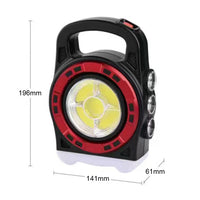 Lanterna solara LED 20W, 3 moduri iluminare - imagine 7