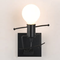 Lampa metalica retro industriala tip humanoid, soclu E27, diverse modele - imagine 8