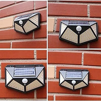 Lampa solara perete 234 LED cu senzor de miscare si lumina - imagine 3