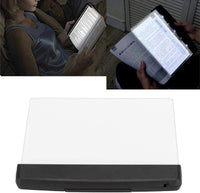 Lampa tip panou luminos LED pentru cititul cartilor pe timpul noptii, invatat pentru scoala sau facultate - imagine 4