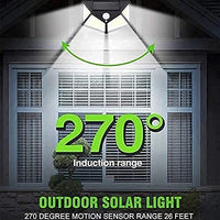 Lampa solara perete 234 LED cu senzor de miscare si lumina - imagine 5