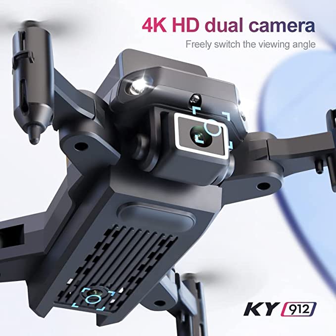 Mini drona KY912, camera 4K HD, jucarie profesionala pliabila cu quadcopter