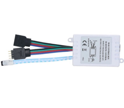 Banda LED RGB 150 de LED-uri, cu telecomanda, 5m