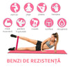 Set antrenament 5 benzi elastice fitness, yoga, pilates, aerobic, exercitii fizice