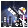 Lampa stradala proiector LED cu panou fotovoltaic + telecomanda si senzor, 120W/200W/300W