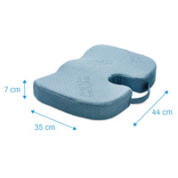Perna confort pentru sezut Miracle Bamboo M14219, albastru - imagine 3