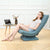 Fotoliu semiluna, rotativ, cu spatar reglabil, Lazy Moon Chair