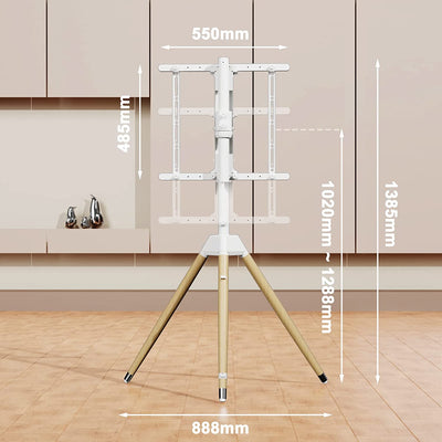 Suport TV rotativ, tip trepied, pentru podea, TV 32-60 inch