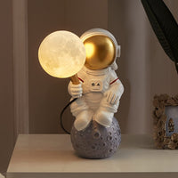 Lampa de veghe pentru copii, model astronaut - imagine 3
