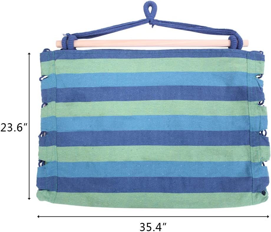 Hamac tip leagan suspendat, cu doua perne