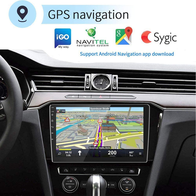 Navigatie auto Android, 10 inch, touchscreen, Wi-Fi, Bluetooth, 1080p Full HD, suporta camera marsarier