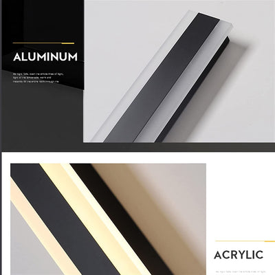 Set 2 lampi de perete pentru exterior LED Bar 150cm IP65, lumina calda, 45W, 3500 lumeni