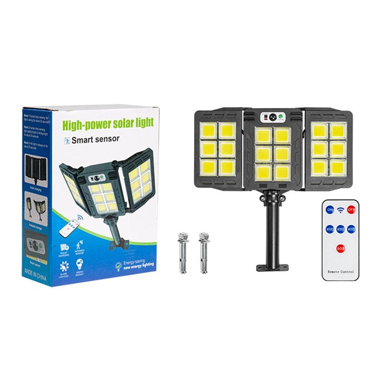 Lampa Solara Stradala Tripla 200W COB – Autonoma, IP65, Senzor Miscare