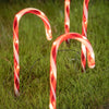 Decoratiune luminoasa pentru Craciun, 5 Acadele, pentru exterior, incarcare solara, 40 cm