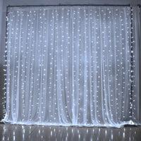 Instalatie Craciun perdea interior/exterior LED, diverse marimi si culori - imagine 2