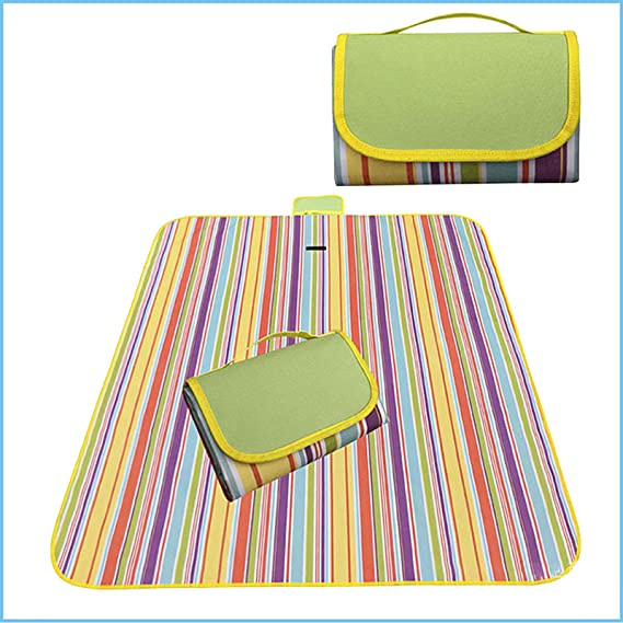 Patura impermeabila pentru plaja sau camping, 150 x 145 cm, diverse culori