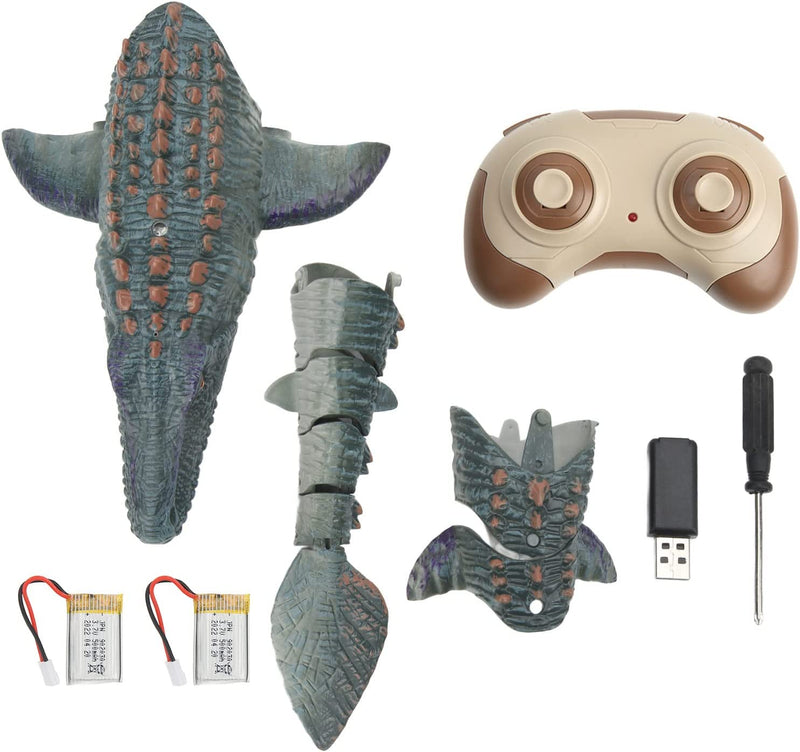 Rechin jucarie flexibila teleghidata pentru apa, Mosasaurus, wireless, 2.4GHz