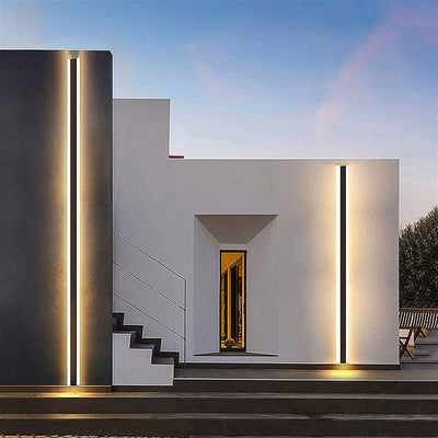 Set 2 lampi de perete pentru exterior LED Bar 150cm IP65, lumina calda, 45W, 3500 lumeni