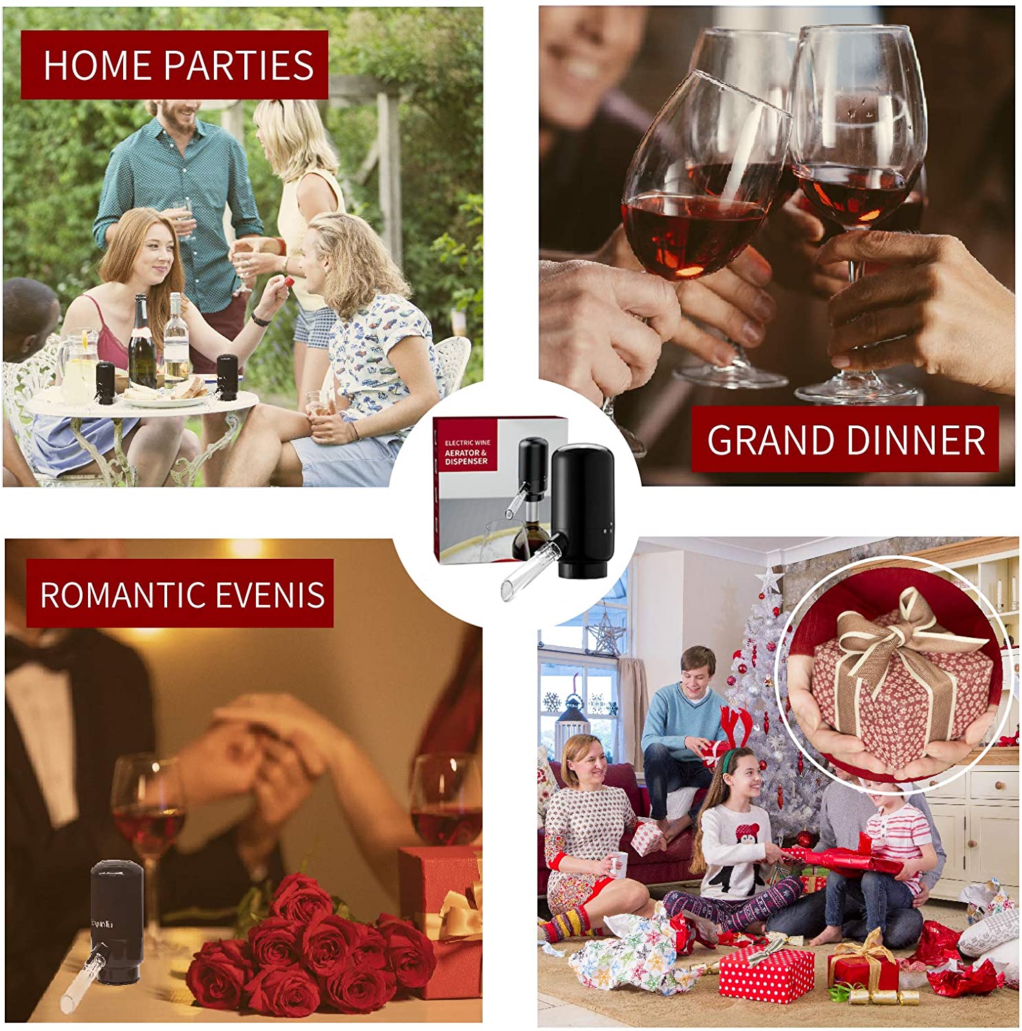 Aerator Electric de Vin – Dispenser Automat pentru Vinuri