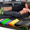 Set antrenament 5 benzi elastice fitness, yoga, pilates, aerobic, exercitii fizice