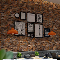 Tapet 3D caramida clasica, auto-adeziv pentru interior, 70 x 77 cm - imagine 5