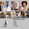 Cronometru de bucatarie argintiu din inox Egg Timer