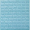 Tapet 3D caramizi bleu, auto-adeziv pentru interior, 70 x 77 cm
