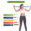 Set antrenament 5 benzi elastice fitness, yoga, pilates, aerobic, exercitii fizice