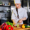 Set de bucatarie Priority Chef cu foarfeca, pila si suport, otel inoxidabil, 8 piese