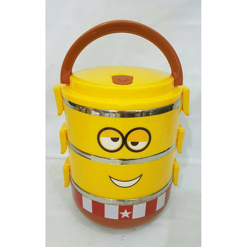 Cutie termoizolanta Minion / Sufertas pentru mancare 2.1 Litri, 3 compartimente