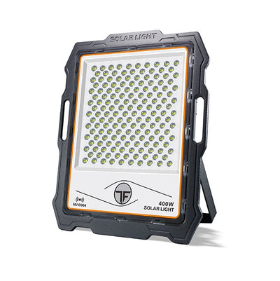 Proiector LED cu panou solar si senzor miscare, 100W-600W, 82-324 LED-uri, lumina alba, telecomanda