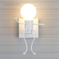 Lampa metalica retro industriala tip humanoid, soclu E27, diverse modele - imagine 5