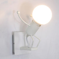 Lampa metalica retro industriala tip humanoid, soclu E27, diverse modele - imagine 7