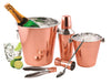 Set cocktail Grunberg, inox, 6 piese