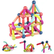 Joc creativ, constructii magnetice sticks building 25 de piese