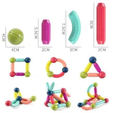Joc creativ, constructii magnetice sticks building 36 de piese