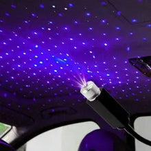 Proiector laser cu cer de noapte USB verde