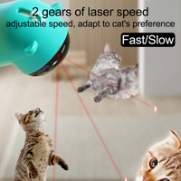Jucarie interactiva cu laser pentru pisici, verde - imagine 8