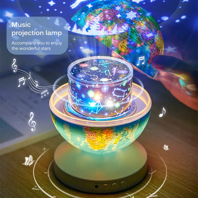 Lampa glob pamantesc 2 in 1 cu proiectie si realitate augumentata
